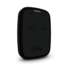Why Evo NOA vervangende handzender (universele afstandsbediening), Licorice Black